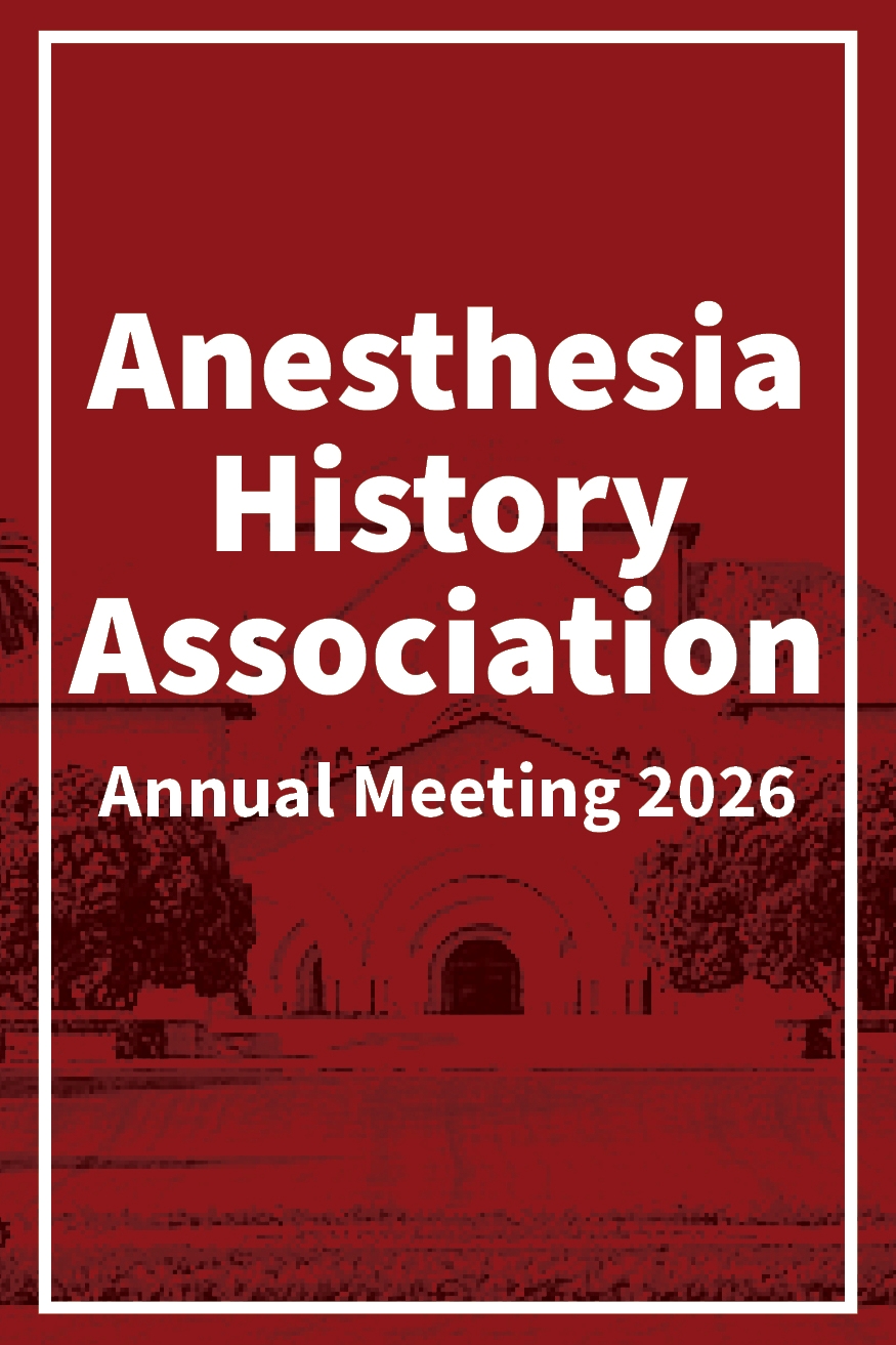 2026 Anesthesia History Association Annual Meeting Banner